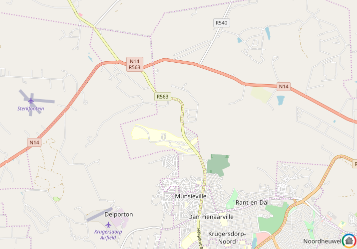 Map location of Honingklip 178 IQ
